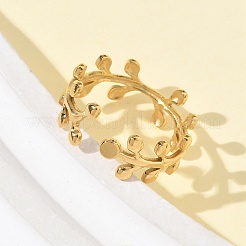 304 Stainless Steel Cuff Rings&nbsp;RJEW-P150-09G