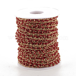 Handmade Glass Beaded Chains&nbsp;CHC-S002-13B-G