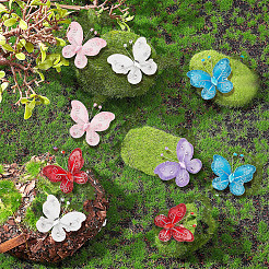 25Pcs 5 Colors Organza Wedding Decorations&nbsp;DIY-GF0005-93