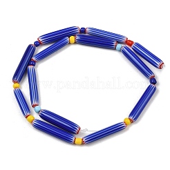 Handmade Lampwork Chevron Beads&nbsp;LAMP-Z019-01-18