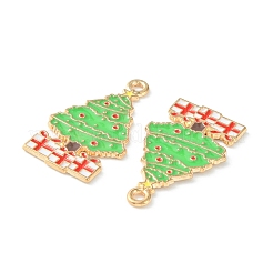 Christmas Alloy Enamel Pendants&nbsp;X-ENAM-D047-17G-07