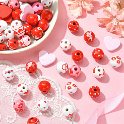 120pcs DIY Valentine's Day Pendant Decoration Making Kit&nbsp;DIY-CJ0002-28