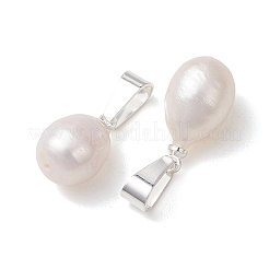 Natural Cultured Freshwater Pearl Pendants&nbsp;PALLOY-JF05465-02