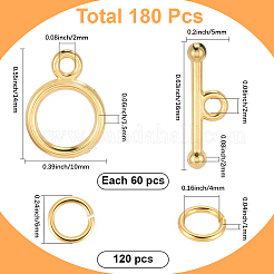 60 Sets Tibetan Style Alloy Toggle Clasps&nbsp;FIND-SP0004-87