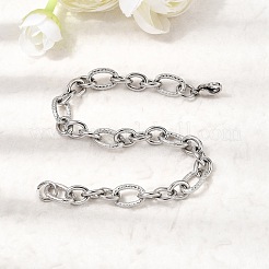 201 Stainless Steel Figaro Chain Bracelets for Men&nbsp;STAS-T077-13P