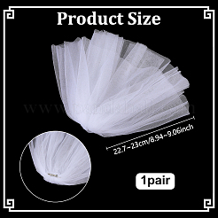 Polyester Mesh Shoulder Sleeves for Bride&nbsp;AJEW-WH0596-885B