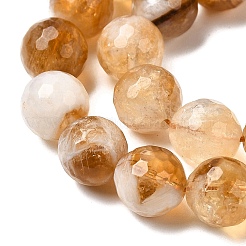 Heated Natural Citrine Beads Strands&nbsp;G-D359-A01-10mm