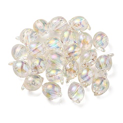 UV Plating Rainbow Iridescent Acrylic Beads&nbsp;OACR-F004-07F