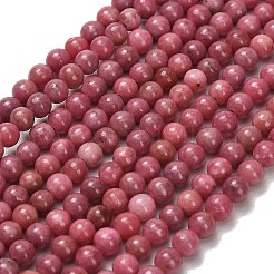 Natural Rhodonite Beads Strands&nbsp;G-F820-K06-4mm