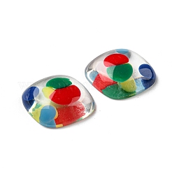Transparent Epoxy Resin Cabochons&nbsp;CRES-A053-12