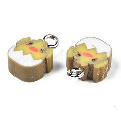 Handmade Polymer Clay Charms&nbsp;CLAY-S096-023