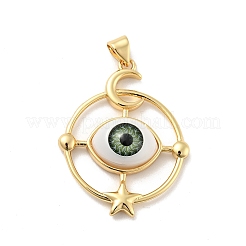 Opaque Resin Pendants&nbsp;KK-G419-09G-02
