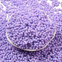 Macaron Color Opaque Frosted Glass Seed Beads&nbsp;X1-SEED-K009-12B-14