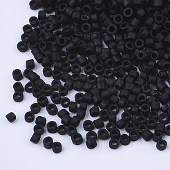 Opaque Glass Cylinder Beads&nbsp;SEED-Q036-01A-J01