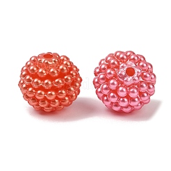 Imitation Pearl Acrylic Beads&nbsp;OACR-XCP0001-17B