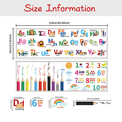 Translucent PVC Self Adhesive Wall Stickers&nbsp;STIC-WH0015-339
