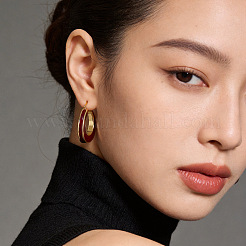 Brass Enamel Earrings for Women&nbsp;FS-WGEB882-01