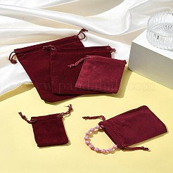 30Pcs Rectangle Velvet Pouches&nbsp;TP-FS0001-02B