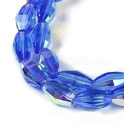Electroplate Glass Beads Strands&nbsp;GLAA-Q101-03A-AB03
