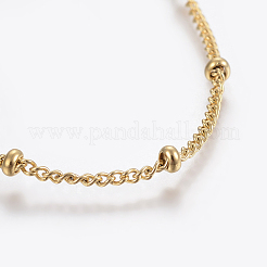 304 Stainless Steel Anklets&nbsp;X-AJEW-H013-04G