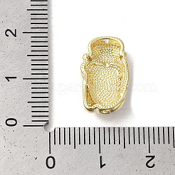 Brass Micro Pave Cubic Zirconia Beads&nbsp;KK-K385-001G