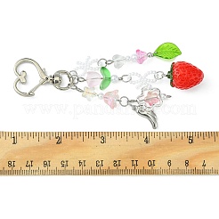 Acrylic & Glass Pendant Keychains&nbsp;KEYC-FZ00008