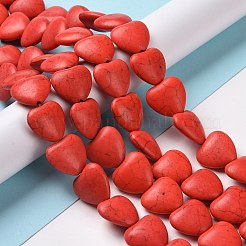 Synthetic Howlite Beads&nbsp;TURQ-17X18-118