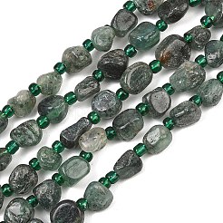 Natural Green Quartz Beads Strands&nbsp;GG-CBA3A44-C10-01
