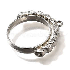 Alloy Open Back Bezel Pendants&nbsp;PALLOY-I223-17P
