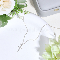 1Pc 925 Sterling Silver Singapore Chain Necklaces&nbsp;STER-BBC0007-38B