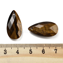 Natural Tiger Eye Pendants&nbsp;X-G-H007-08C