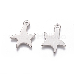 Non-Tarnish 201 Stainless Steel Pendants&nbsp;STAS-D0002-22P