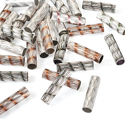 30Pcs 3 Colors Rack Plating Aluminum Beads&nbsp;ALUM-TA0001-04