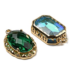 Glass Rhinestone Pendants&nbsp;GLAA-XCP0001-18