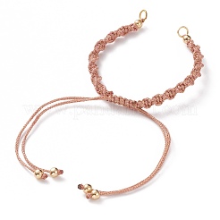 Adjustable Polyester Braided Cord Bracelet Making&nbsp;AJEW-JB00848-03