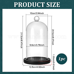 Arch Glass Dome Cover&nbsp;AJEW-WH0481-606A