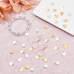 100Pcs 2 Colors Brass Charms&nbsp;KK-FH0007-29B