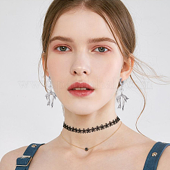 12Pcs Brass Flat Hoop Earring Findings&nbsp;KK-BBC0014-54