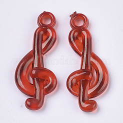 Transparent Acrylic Pendants&nbsp;X-TACR-T015-089