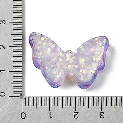 Spray Painted Resin Decoden Cabochons&nbsp;LS-RESI-C045-07D