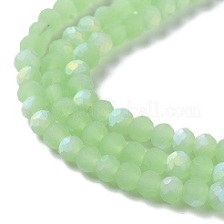 Imitation Jade Glass Beads Strands&nbsp;EGLA-A034-J4mm-MB01