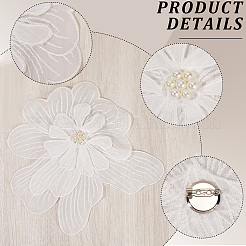 Ppolyester Thread Iron on/Sew On Patches&nbsp;PATC-WH20007-07B