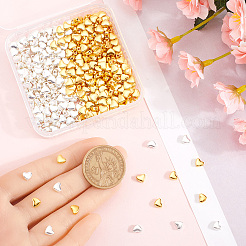 500Pcs 2 Colors Alloy Beads&nbsp;FIND-SP0002-21