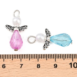 4 Sets Angle Shape Acrylic Pendants&nbsp;FIND-PH0009-11