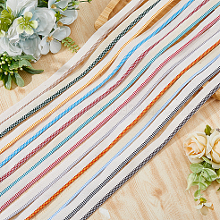 14Pcs 14 Styles Polycotton & Polyester Ribbon&nbsp;OCOR-FH0001-35B