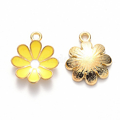 Alloy Enamel Pendants&nbsp;X-ENAM-S121-116-G