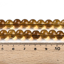 Transparent Glass Beads Strands&nbsp;GLAA-T032-T8mm-23