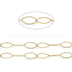 304 Stainless Steel Horse Eye Link Chains&nbsp;CHS-C009-05G