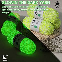 Luminous Two Tone Polyester Yarns&nbsp;OCOR-SZ0002-09A