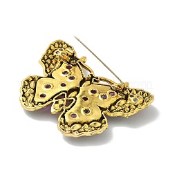 Butterfly Alloy Enamel Brooch&nbsp;JEWB-K018-36AG